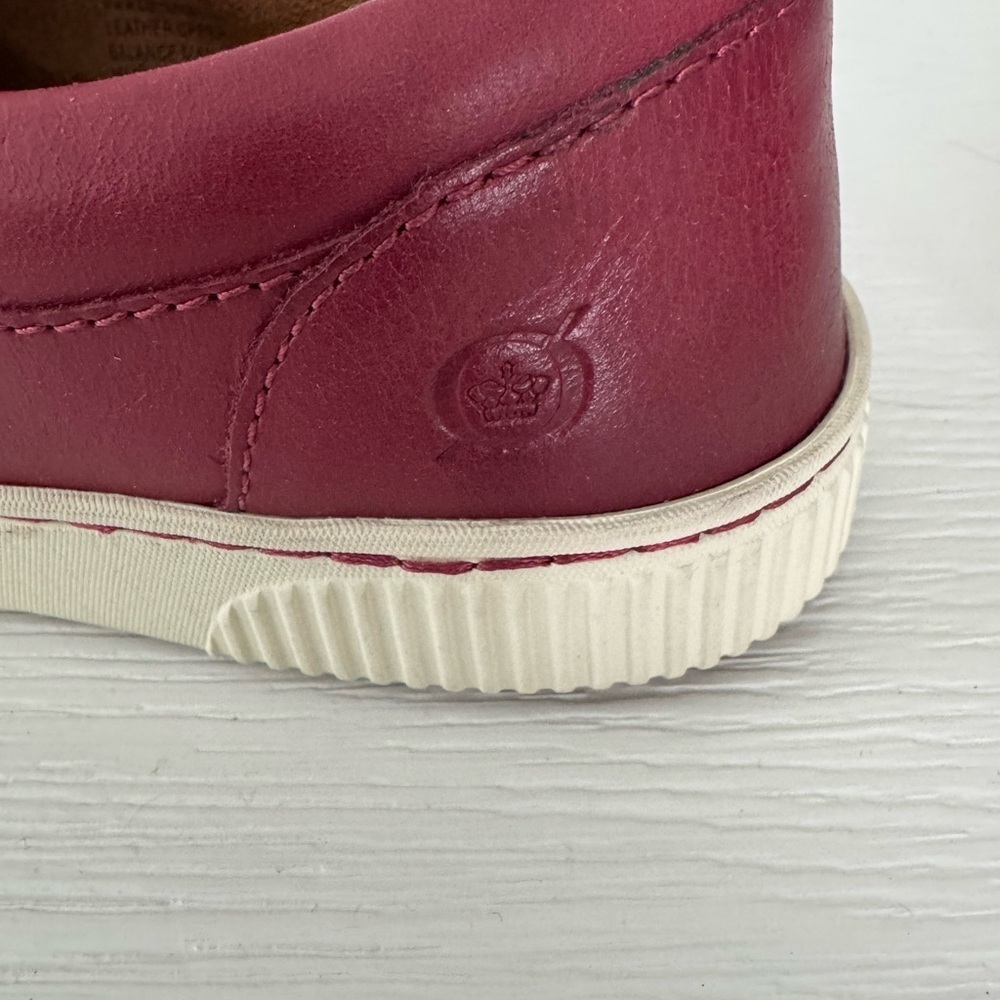 Born Paloma Leather Sneakers with Cream Laces - Picture 5 of 6